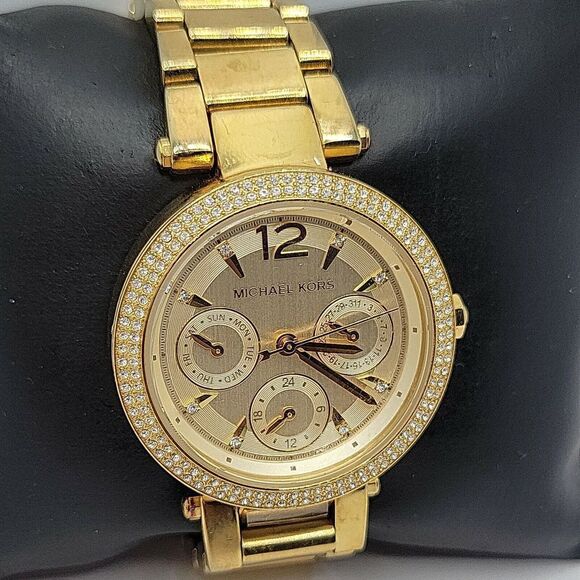 Michael Kors Parker MK6351 Women Stainless Steel Analog Dial Quartz Watch AM532 - Picture 4 of 11